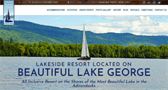 Desktop Screenshot of canoeislandlodge.com